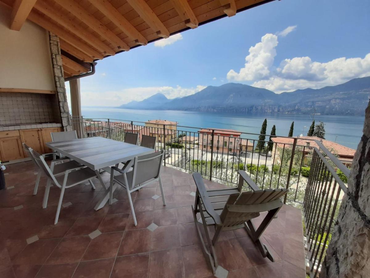 Bmp Apartment Deluxe 1 Jacuzzi Riscaldata Privata Vista Lago Di Garda برنزوني سول جاردا المظهر الخارجي الصورة